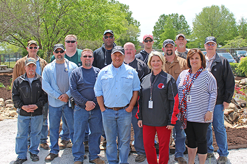The team from Calpine’s Morgan Energy Center in Alabama celebrated Earth Day by helping refurbish an outdoor classroom at a nearby middle school.